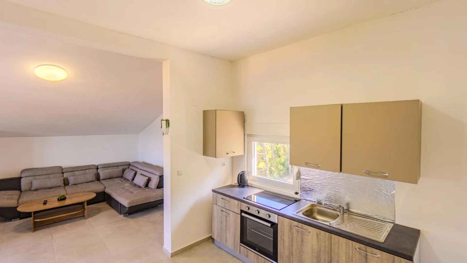 アパート Panoramic Forest Retreat With Pool And Seaview Donji Karin クロアチア